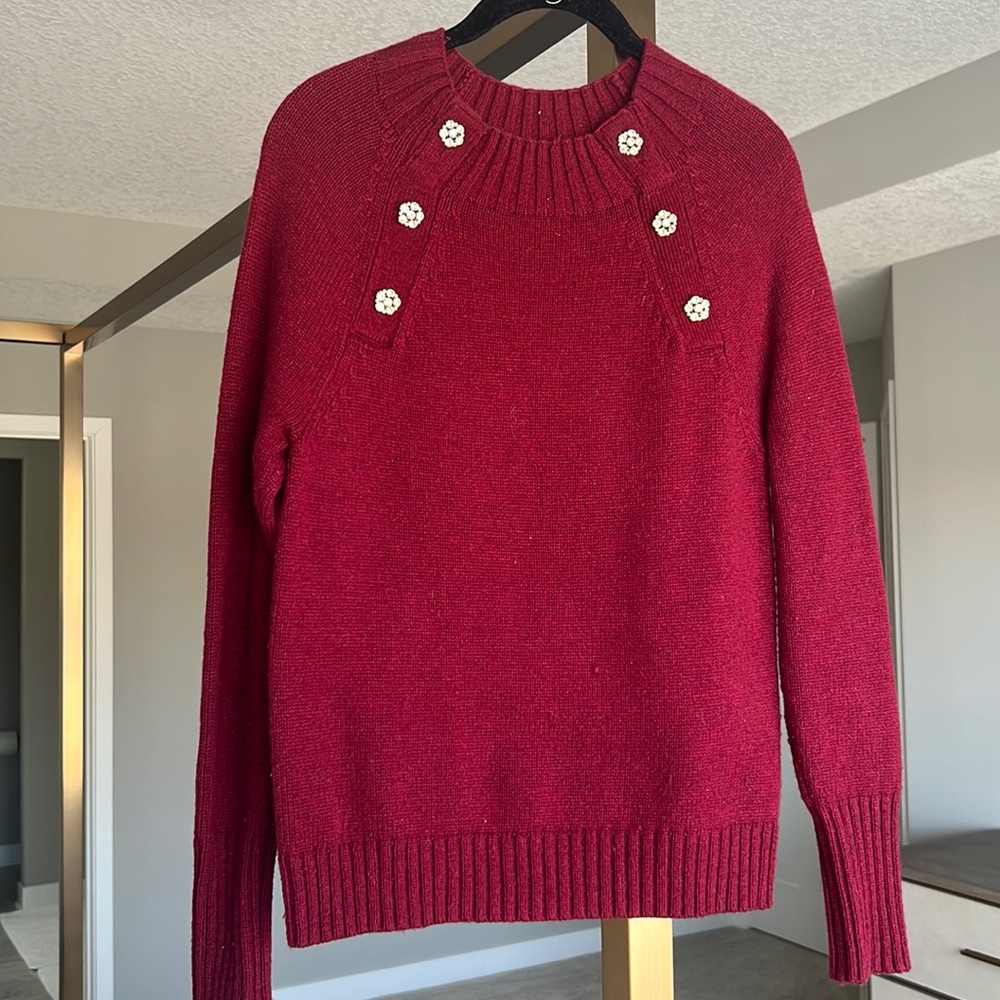 J.Crew Sweater with embellishing